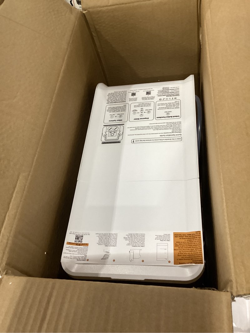 Condition photo showing As Is for waken electric c11s reverse osmosis water filtration system countertop 180oz water tank 4:1 pure to drain 8 stage ro filter no installation for home apartment condo rv arctic white