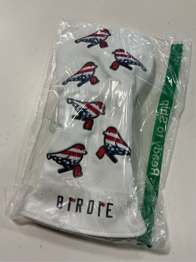 Condition photo showing New/Like New for usa golf club headcover - birdie driver headcovers fairway wood head covers hybrid covers putter headcovers 3pcs(dr+fw+ut)