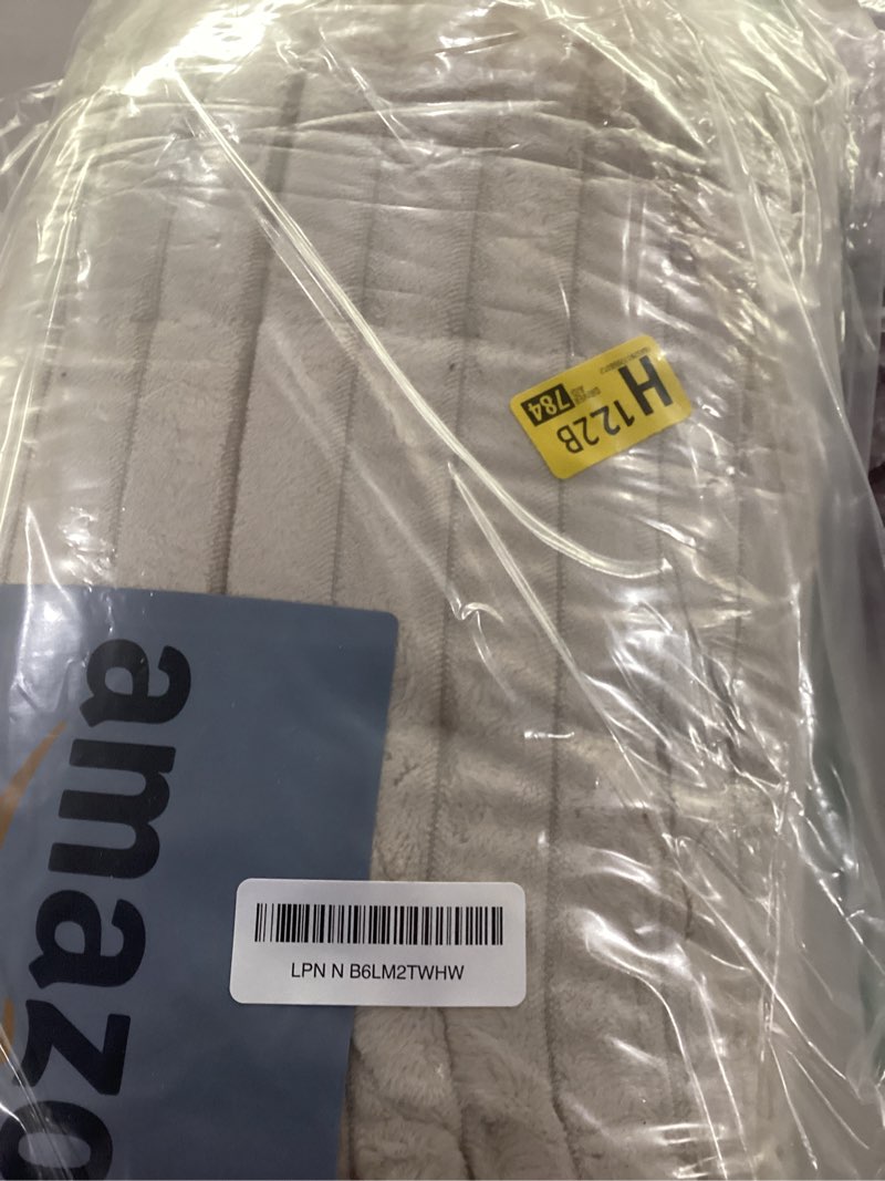 Condition photo showing As Is for Similar to ***decorUhome Fuzzy Pet Couch Cover for Dogs, Non-Slip Sofa Covers for 2 Cushion Couch, Soft Thick Furniture Couch Protector, Washable Sectional Sofa Slipcovers, White, 27.6\" x 59\"