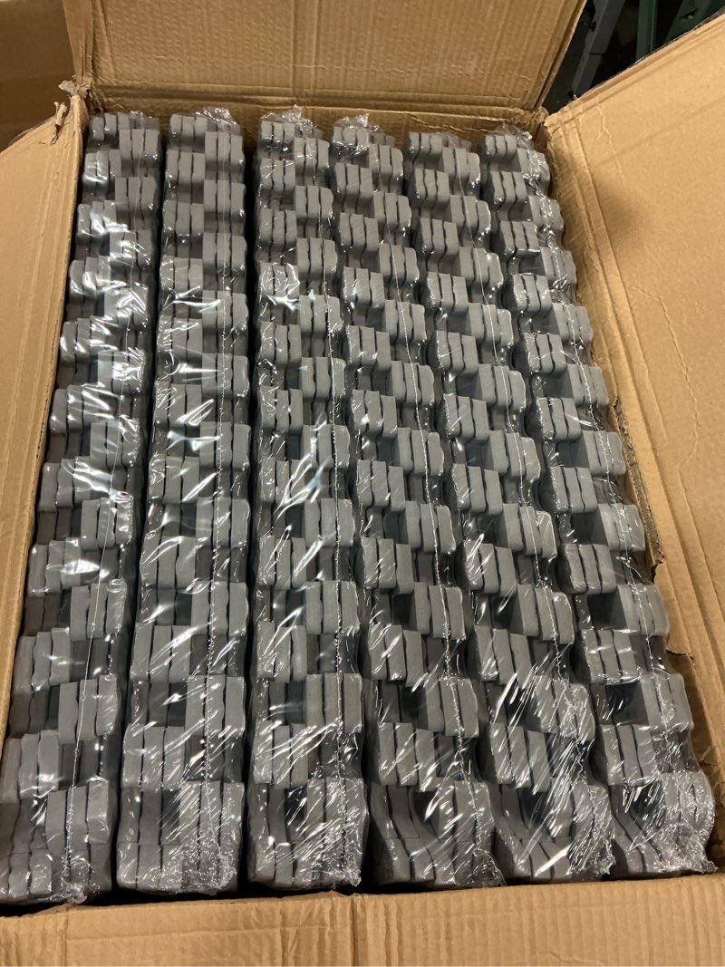 Condition photo showing Good Condition for ProsourceFit Puzzle Exercise Mat ½ in, EVA Interlocking Foam Floor Tiles for Home Gym, Mat for Home Workout Equipment, Floor Padding for Kids, Grey, 24 in x 24 in x ½ in, 144 Sq Ft - 36 Tiles Grey - 1/2 Inch - 144 Sq Ft - 36 Tiles