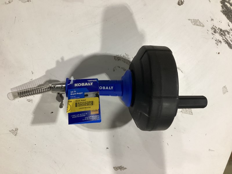 Condition photo showing Good Condition for kobalt 1/4-in x 15-ft high carbon wire hand auger for drain