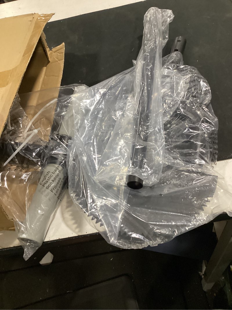 Condition photo showing Good Condition for edger lawn tool, half moon edger with t-grip handle, heavy duty manganese steel saw-tooth blade and wide footplate, manual landscaping edging for sidewalk, yard, flower beds