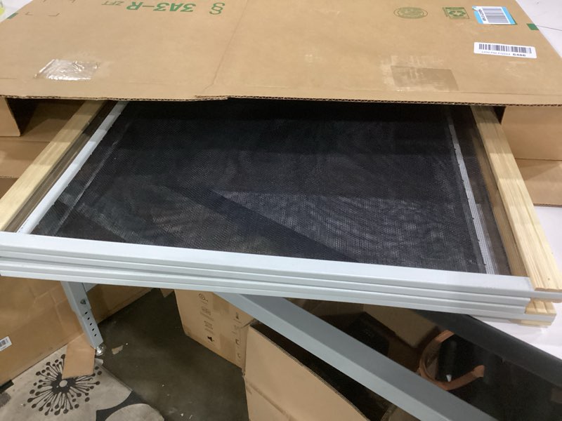 Condition photo showing Good Condition for frost king 2aws1837 wb marvin adjustable window screen, 18in high x fits 21-37in wide (2 pack) 18" high x fits 21-37" wide (2 pack)