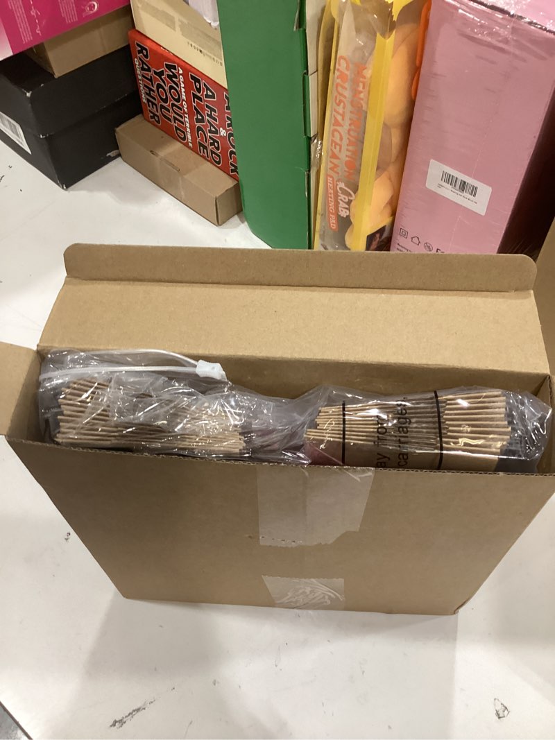 Condition photo showing New/Like New for Oudain 24 Set Valentines Drink Carriers, 2 Cup Drink Carriers with Handles, Kraft Paper Coffee Cup Holders Craft with Gift Cards Ribbon Stickers for Teacher Women DIY Valentine's Day Gift