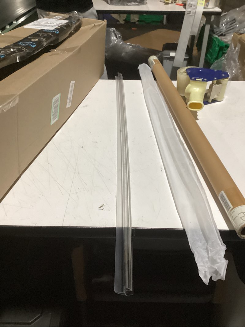 Condition photo showing Good Condition for 36" Shower Door Bottom Seal Strip for 3/8" (10mm) Glass – Ultra Clear Polycarbonate Shower Door Sweep, Single Pack Bottom seal for 3/8" glass-single pack
