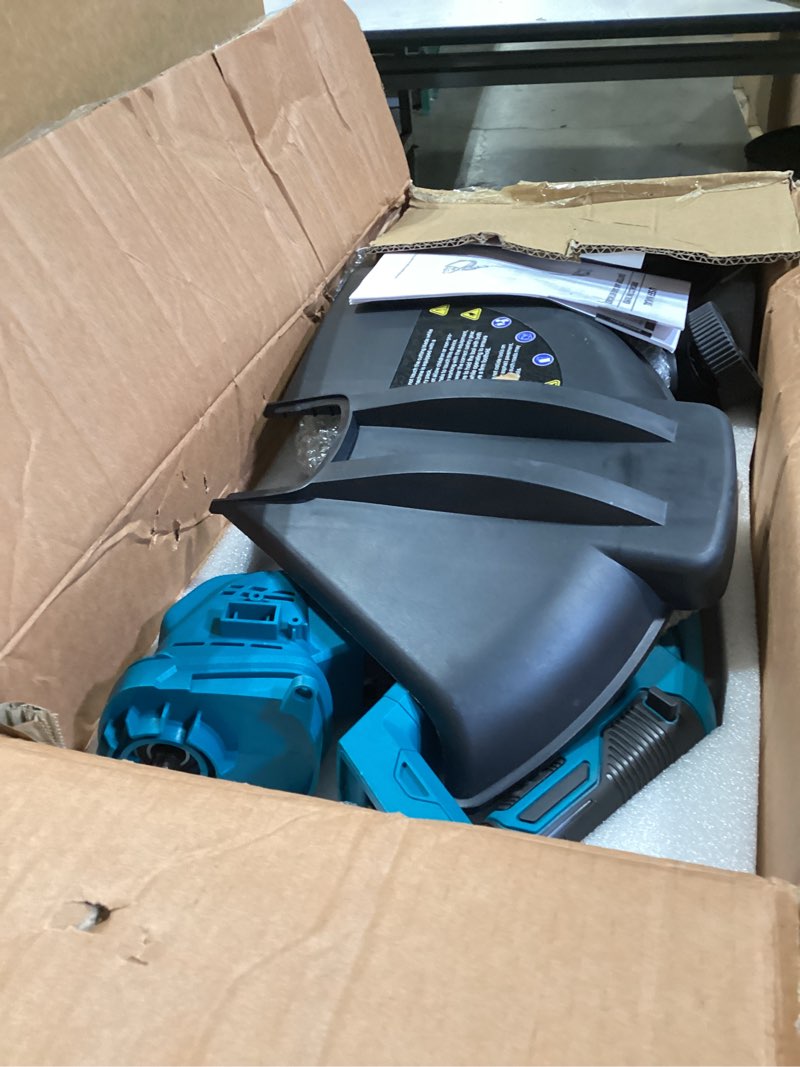 Condition photo showing Good Condition for 15" cordless string trimmer & lawn edger for 18v battery(not included), electric weed wacker auto line feed, sidewalk edger weed eater for landscaping, lawn with 4 line spools