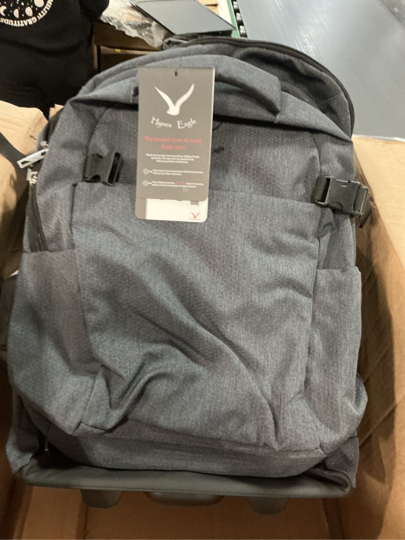 Condition photo showing Good Condition for Hynes Eagle 2 in 1 Travel Backpack 22 inches Carry on Luggage 63L Rolling Backpack for Men Women with Packing Cubes 3PCS Set