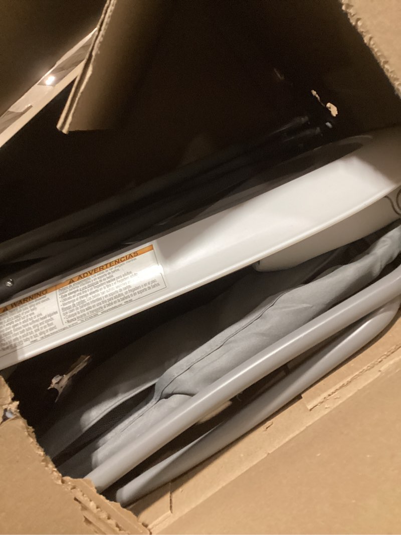 Condition photo showing As Is for Primo SquishSplash Collapsible Baby Bath & Folding Stand With Ergonomic Infant Cushion for Newborns & Toddlers - Complete Bathing Station - Compact Space Saving Design, Ages 0-24 Months