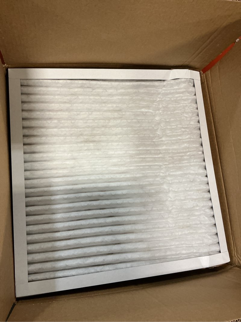 Condition photo showing Good Condition for amazon basics 20x20x1 air filter 6-pack, merv 11 ac furnace filters, dust, pet, allergy control, electrostatic (actual size: 19.75 x 19.75 x .75)