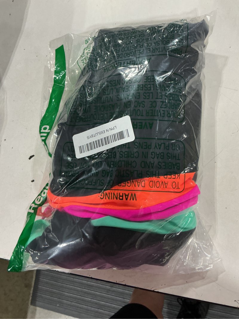 Condition photo showing Good Condition for popvil women one piece swimsuit 2026 tummy control bathing suit neon modest swim dress with skirt full coverage small black&hotpink