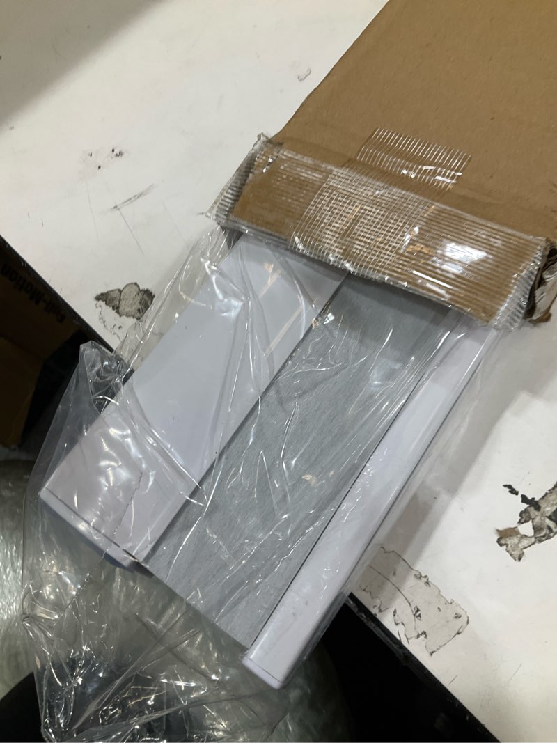 Condition photo showing Good Condition for no drill cellular shades for indoor windows, thermal insulating & noise reducing honeycomb blinds, free stop cordless blackout shades, white, 30 1/2" w x 64" h 30 1/2"w x 64"h white(blackout)