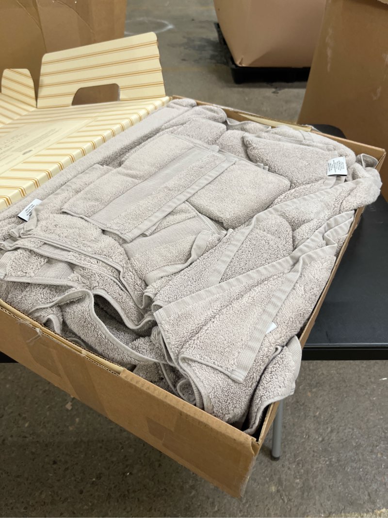 classic bath towel bundle, one size, grey