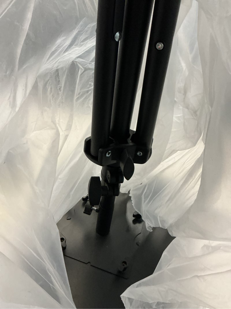 Condition photo showing As Is for ZHOOGE Salon Tray Cart on Wheels with Stand Rack Tray, Premium Iron Alloy Tattoo Tray Height Adjustable Salon Service Tray with 360 Degree Mute Universal Tricycle for Tattoo Work, SPA and Dental Tray