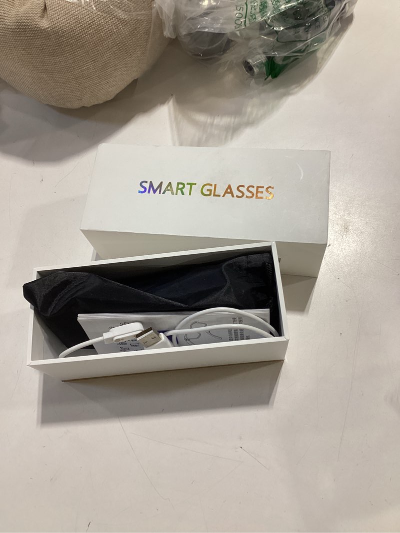 Condition photo showing Good Condition for AI Smart Glasses with Camera 4K, Video Recording.Bluetooth for Men & Women -Hands-Free Recording Glasses with Audio, Al-Powered Wearable Tech W10+AI+Camera+Color Change Lenses+Black