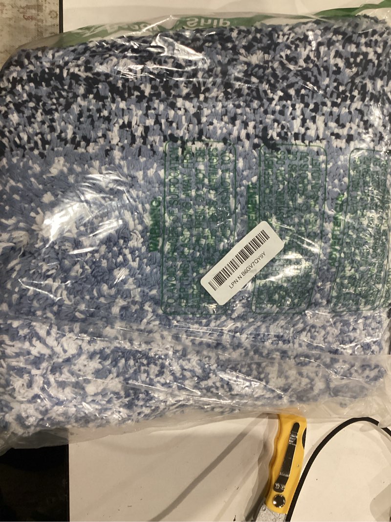 Condition photo showing Good Condition for OLANLY Bathroom Rug Mat 36x24, Extra Soft and Absorbent Microfiber Bath Rugs, Non-Slip Plush Shaggy Bath Carpet, Machine Wash Dry, Bath Mats for Bathroom Floor, Tub and Shower, Navy 36 x 24 Inch Navy