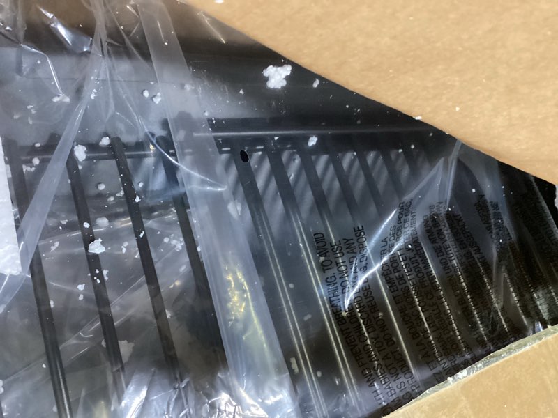Condition photo showing New/Like New for hisencn 23"- 35" adjustable ash pan/drip pan for chargriller 5050 5072 5650 2121 2123 2222 2823 2828 3070 200157 charcoal grills, river charcoal grill, charbroil 17302056, with 2 pack hangers 23.62 inch to 35.43 inch