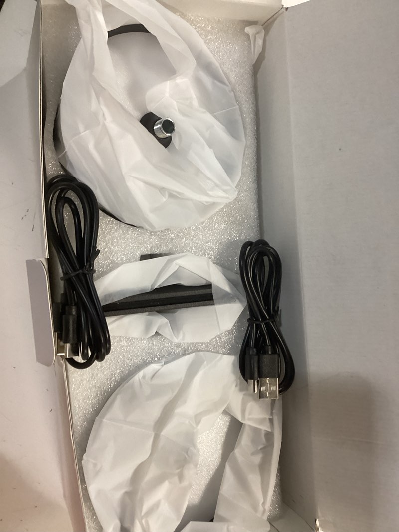 Condition photo showing New/Like New for kdg 2 pack cordless table lamp, portable led desk lamps, 5000mah battery operated, 3 color stepless dimming up, for restaurant, bedroom, outdoor camping, coffee shop, night light, rechargeable (black) black-2