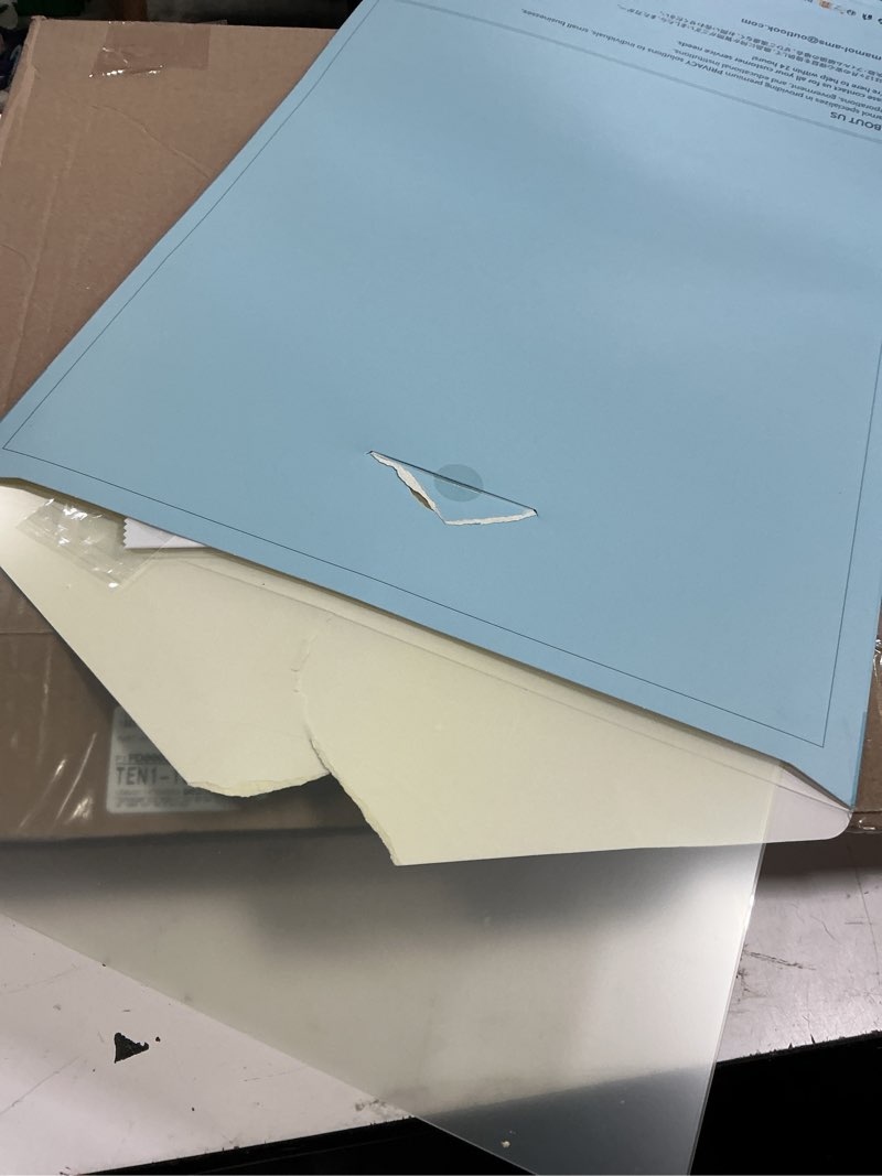 Condition photo showing Good Condition for [2-pack] 32 inch computer blue light blocking screen protector for 16:9 widescreen monitor, anti glare anti-uv eye protection desktop pc led monitor filter, removable anti-scratch screen film 32in 32 inch - 16:9 aspect ratio