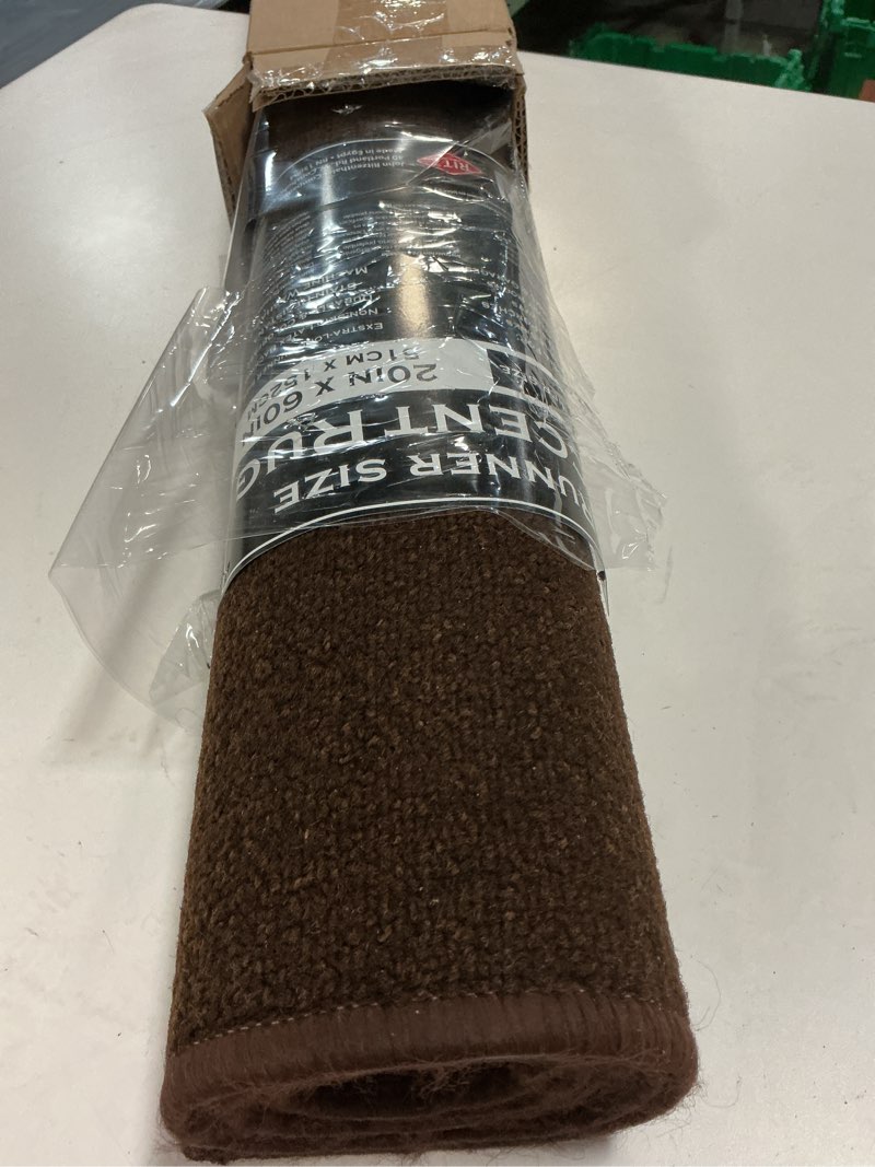 Condition photo showing Good Condition for Ritz Accent Rug, 20-Inch by 60-Inch, Chocolate Brown