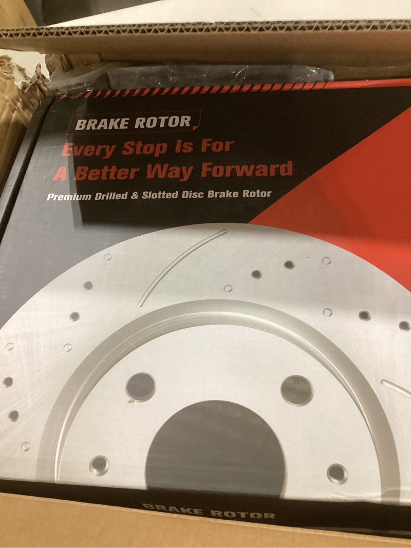 Condition photo showing Good Condition for Front Brake Pads And Rotors Kit Compatible With 2011-2015 Chevrolet Cruze, 2012-2017 Sonic, Automotive Replacement Brake Kits 55185 D1522-8697 Geomet Drilled And Slotted Rotors 276mm(10.9in)