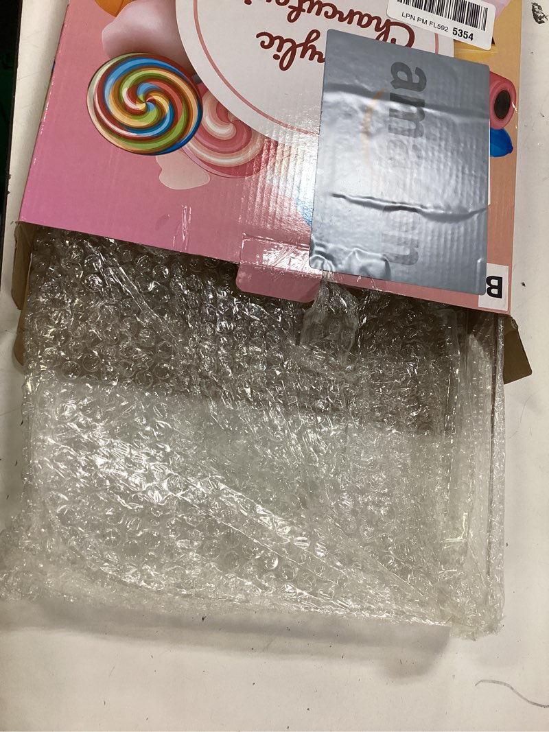 Condition photo showing Good Condition for 13.8" Extra Large Acrylic Letter Charcuterie Board Box, Reusable Fillable Letter Cake Candy Dish Display Serving Tray for Birthday Anniversary Party Decoration (B) Letter B 13.8" x 11.3" x 1.6"