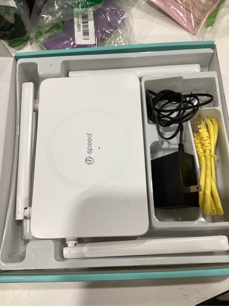 Condition photo showing Good Condition for u-speed ac1200 wifi router dual band wireless internet router, speed up to 1.2 gbps, 4 x 1000 mbps gigabit ethernet ports, bridge/repeater mode, guest network, ipv6, easymesh, parental controls