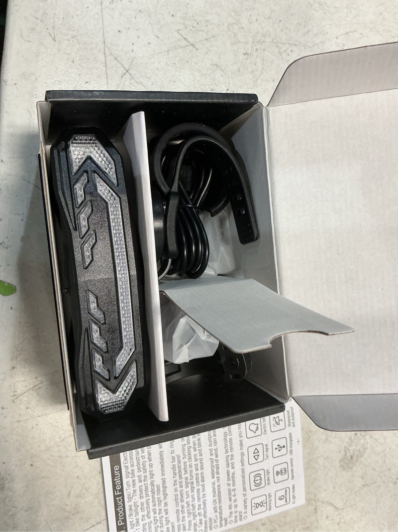 Condition photo showing Good Condition for onvian smart bike tail light, usb rechargeable bike rear light, waterproof bicycle lights brake light taillight for mountain road bike night riding