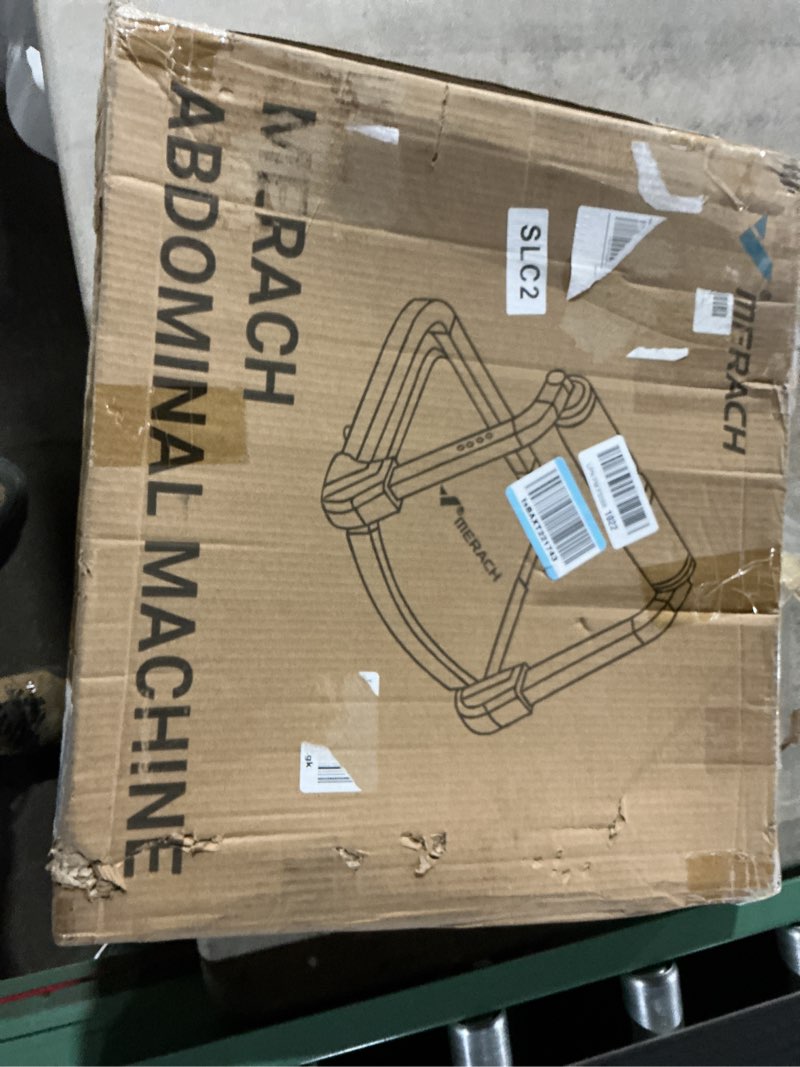 Condition photo showing Good Condition for MERACH Ab Machine, Sit Up Exercise Equipment with 3 Adjustable Resistance Levels, Automatic Rebound Ab Crunch Machine for Core Workout, Ab Workout Equipment for Stomach Square(Blue)