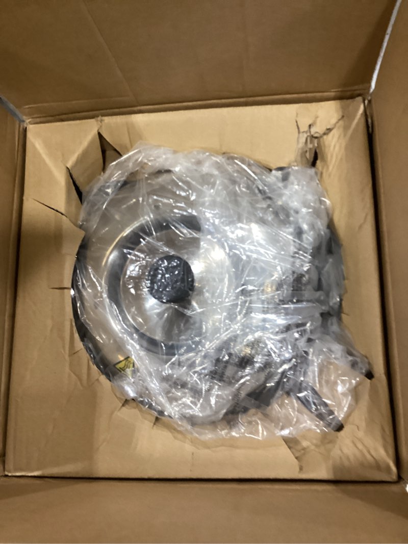 Condition photo showing Good Condition for commercial coffee urn 100 cup/15l coffee dispenser with upgraded percolator, 304 stainless steel hot water urn beverage dispenser with keep warm mode, large coffee maker for catering party 100 cup / single wall