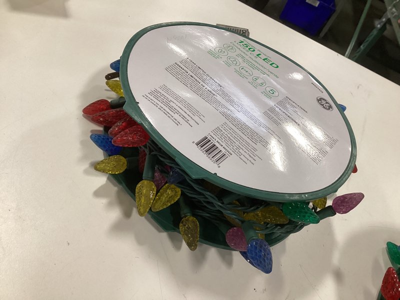 Condition photo showing As Is for GE Energy Smart 150 -Count 49.6-ft Multicolor LED Plug