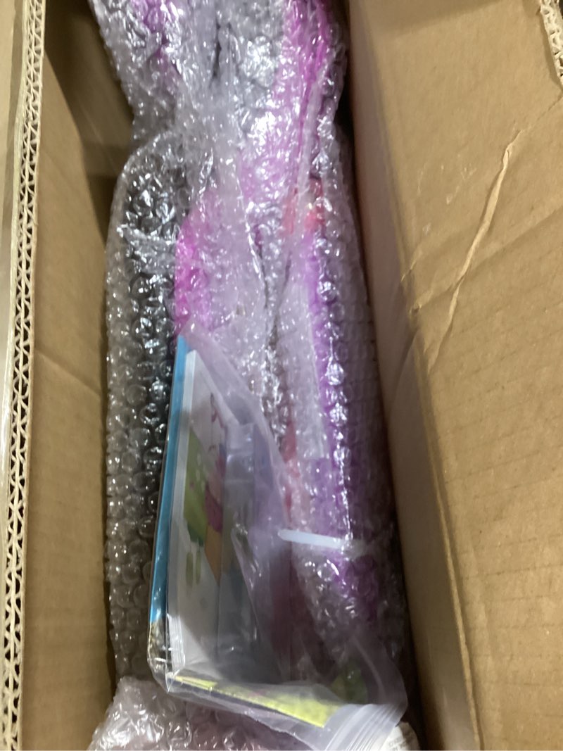 Condition photo showing New/Like New for BELEEV A8 Scooter for Kids Ages 3-12, 3 Wheel Folding Scooter for Toddlers Girls Boys, LED Light-Up Wheels, 4 Adjustable Height, Lean to Steer, Extra Wide Wheels, Three Wheel Kick Scooter for Children Pink Purple