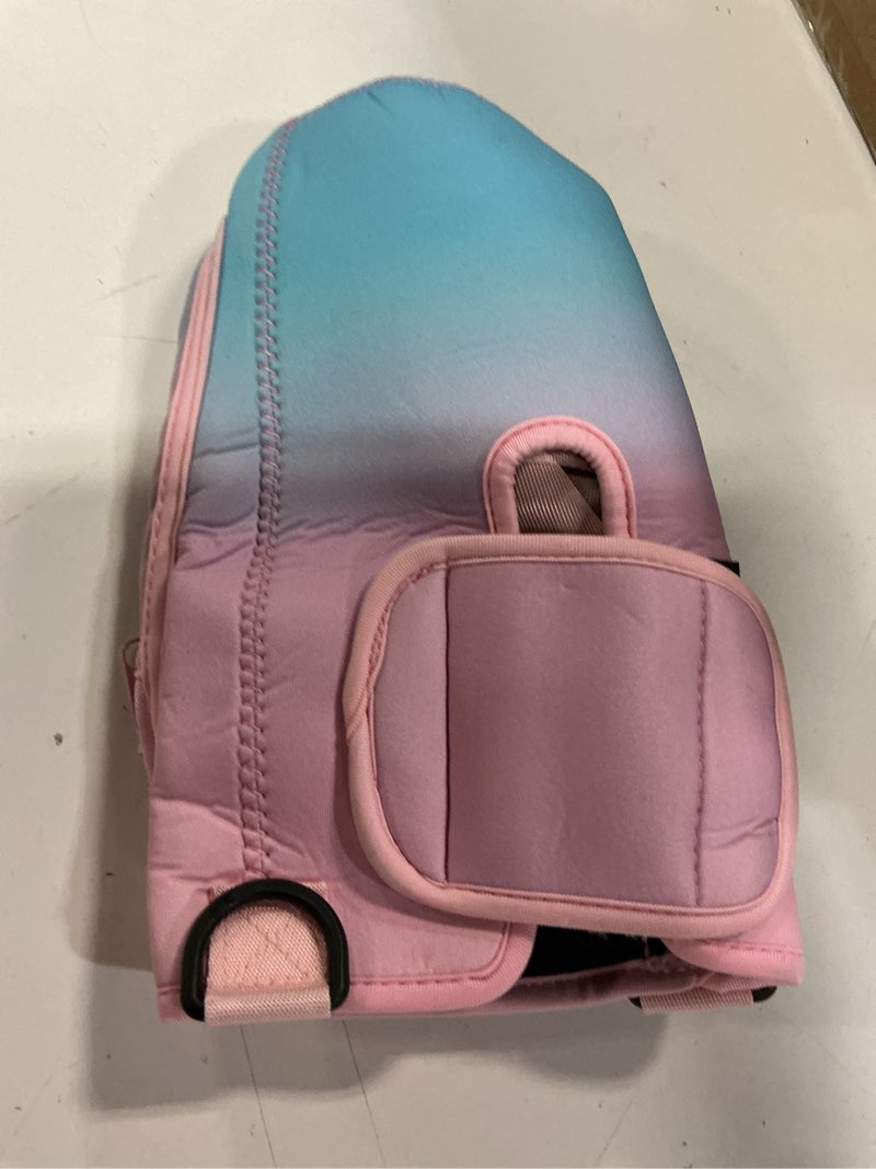 Condition photo showing Good Condition for dloccold water bottle carrier bag with phone pocket for 40 oz tumbler, water bottle holder with adjustable shoulder & handheld strap, carrier sling bag for water bottle walking camping travelling blue star