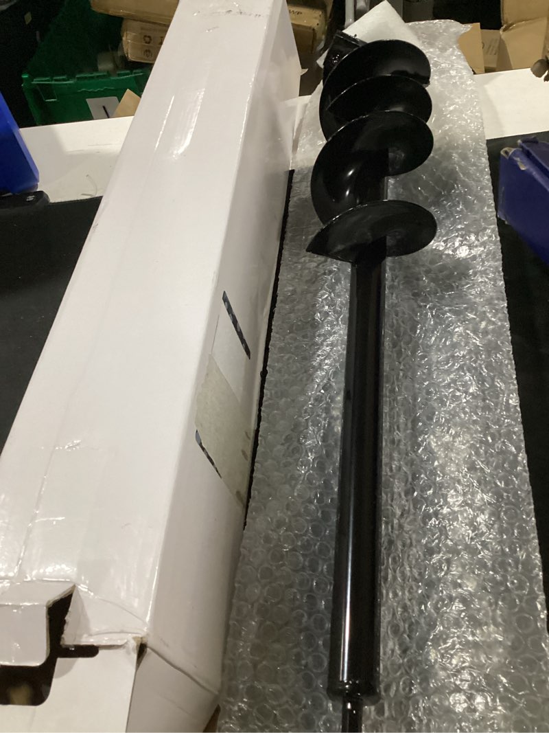 Condition photo showing Good Condition for 4"x25" auger drill bit for planting,double blade heavy duty garden auger post hole digger-3/8 hex drive drill, for planting bulb & bedding plant 4"x 25"