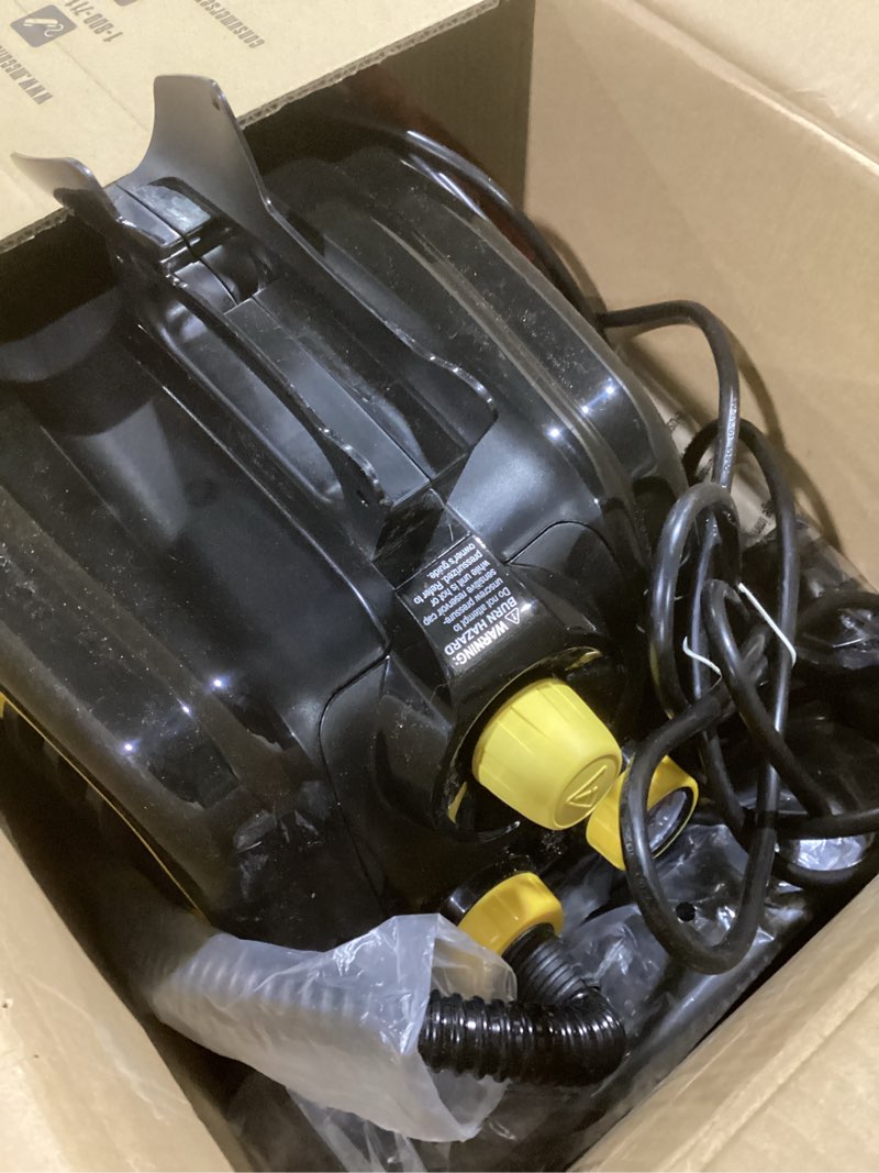 Condition photo showing As Is for mcculloch mc1385 deluxe canister steam cleaner, 2-hour runtime, chemical-free, 23 accessories: mop head, brushes & more - built for home, tile, carpet, furniture, & personal car detailing