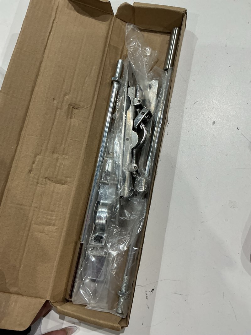 Condition photo showing As Is for togu 12" solid stainless steel lever extension flush bolt for metal doors,flush mount extension bolt for commercial applications,store,school,office,brushed finish 12 inch-1pcs