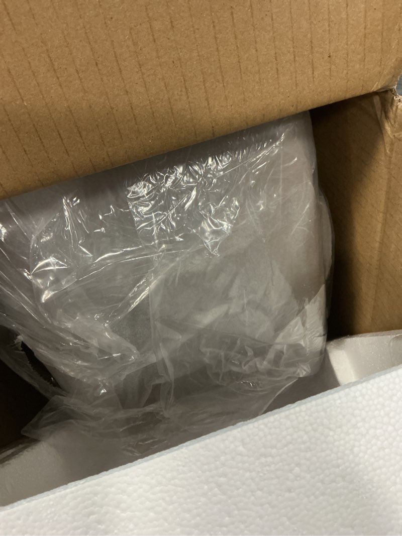 Condition photo showing Good Condition for amazon basics rectangular small trash can with soft-close step pedal, removable inner bucket, hands-free, space-saving, smudge resistant, 20l / 5.3 gallon, nickel wide 5.3 gallon nickel