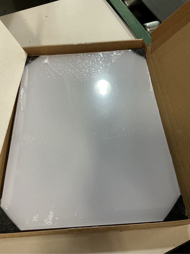 Condition photo showing New/Like New for Glass Palette for Oil Painting 16 x 12 Inches, Paint Mixing Palette for Acrylic Painting, Ultra White, Painting Supplies for Use with All Art Media, Artists, Adults, Kids - 1 Pack 1pc-white 16" x 12" x 0.2"