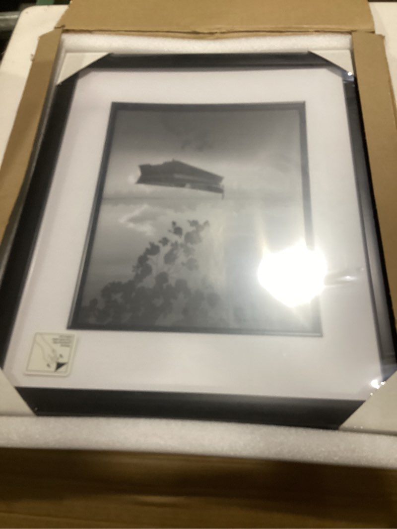 americanflat 16x20 picture frame with decorative inner mat accent - displays 11x114 photos with mat 