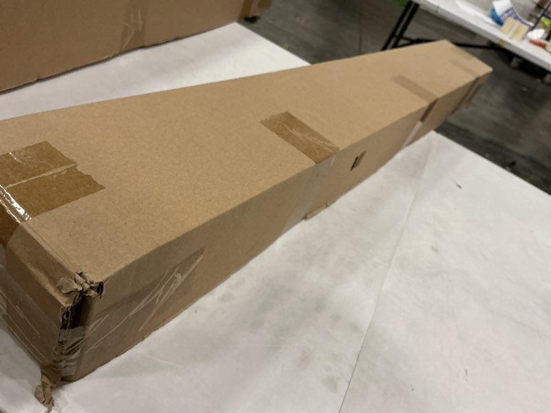 Condition photo showing New/Like New for 1-1/8 inch diameter gold curtain rods with knurl-look finial, 36-72'' telescoping single curtain rods for window width 24-68 inch, 1 pack gold 36-72''