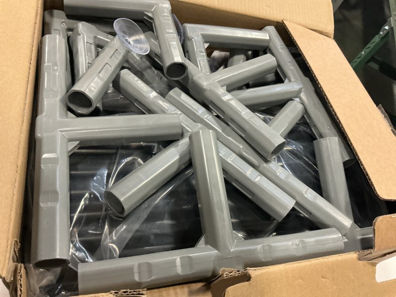 Condition photo showing As Is for Baby Playpen with Mat 50x50 Inch, Play Pen for Babies and Toddlers with Gate, Baby Fence Sturdy Safe