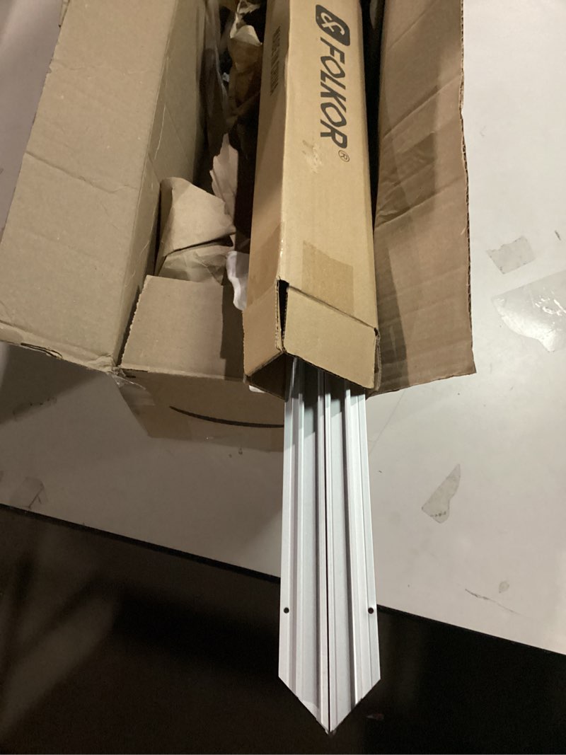 Condition photo showing As Is for FOLKOR Canvas Floater Frame for 16x20 Oil Paintings, DIY Metal Floating Frame with 5/6 Deep for Modern Abstract Art Prints Landscape Paintings, Home Office Gallery Wall Decor (Silver) 16x20" Silver