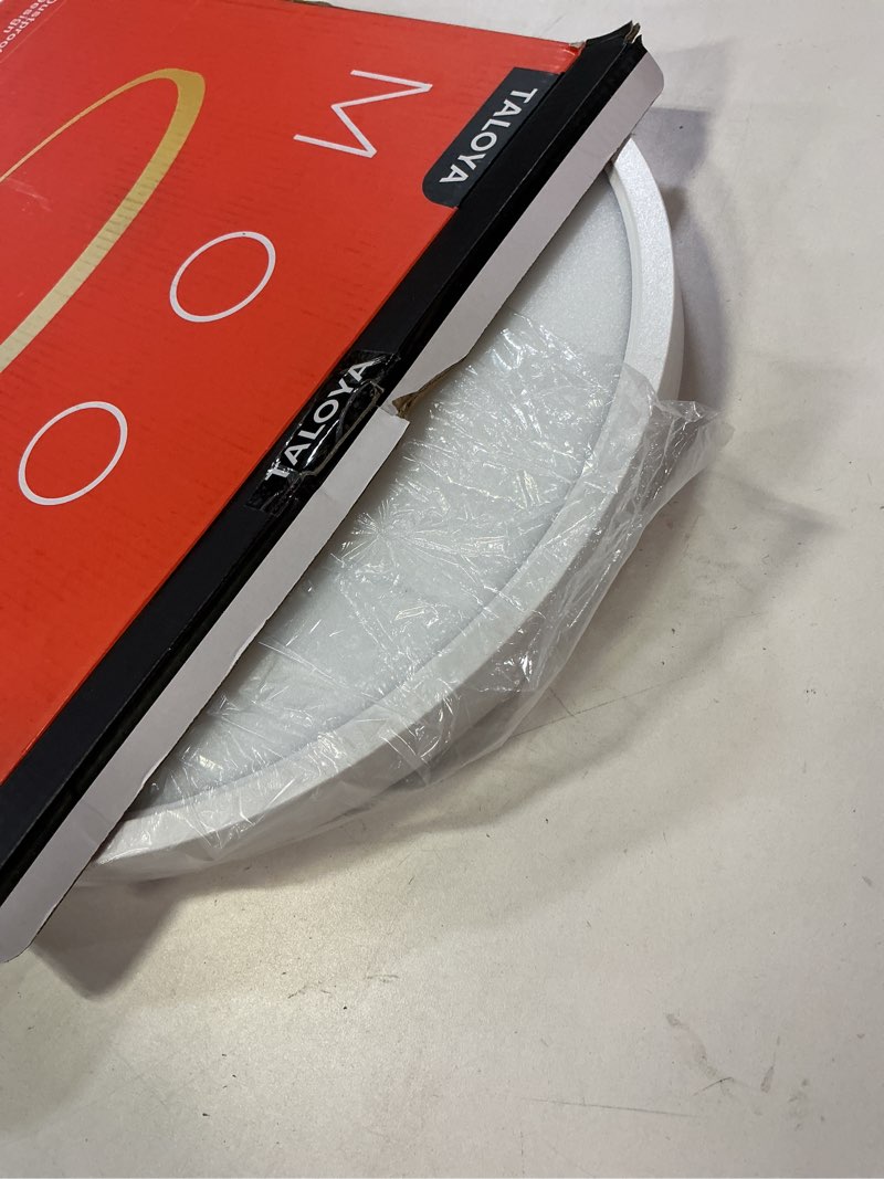 Condition photo showing Good Condition for TALOYA Dimmable Flush Mount Ceiling Light,15.8Inch,24W,5 CCT,LED Ceiling Light Fixture for Bedroom,Kitchen,Living Room,White White(5CCT+Dimmable) 15.8Inch-1 Pack