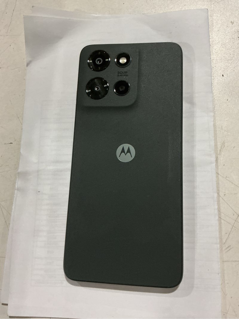 Condition photo showing As Is for at&t motorola moto g 2025, 128gb, forest gray-prepaid smartphone