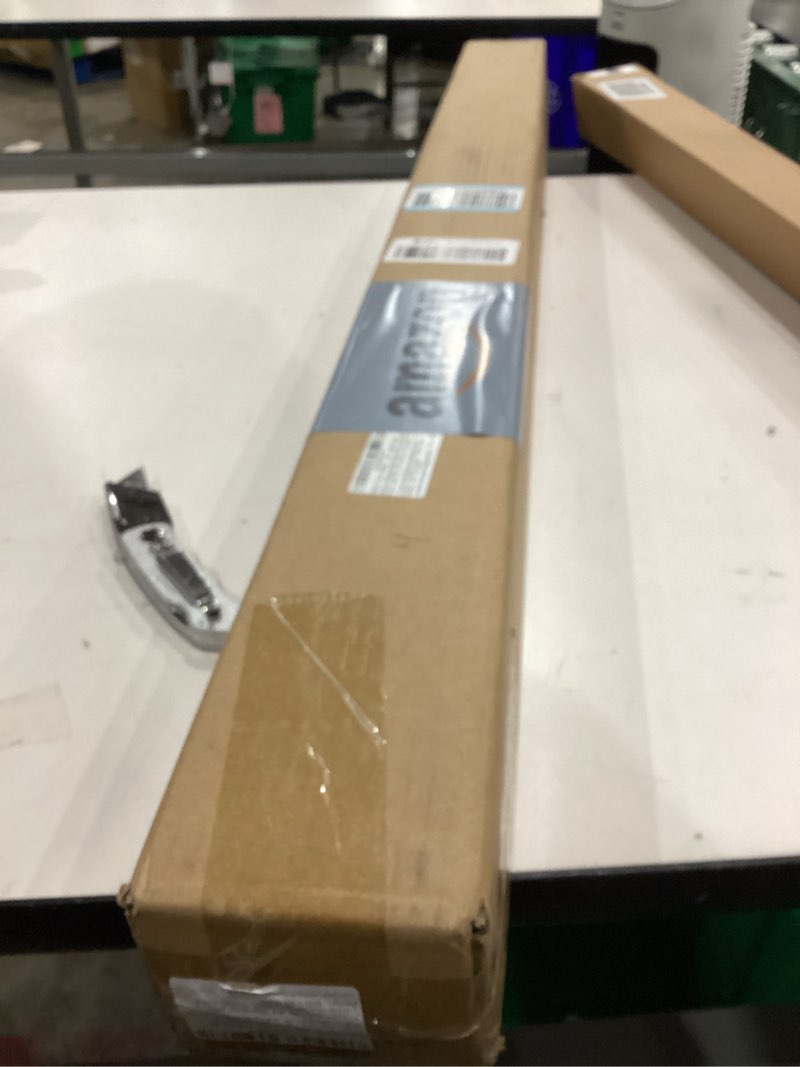 Rectoo Pipe Stair Handrail, 4 Ft Metal Staircase Handrail, Black Galvanized Industrial Iron Hand Rai