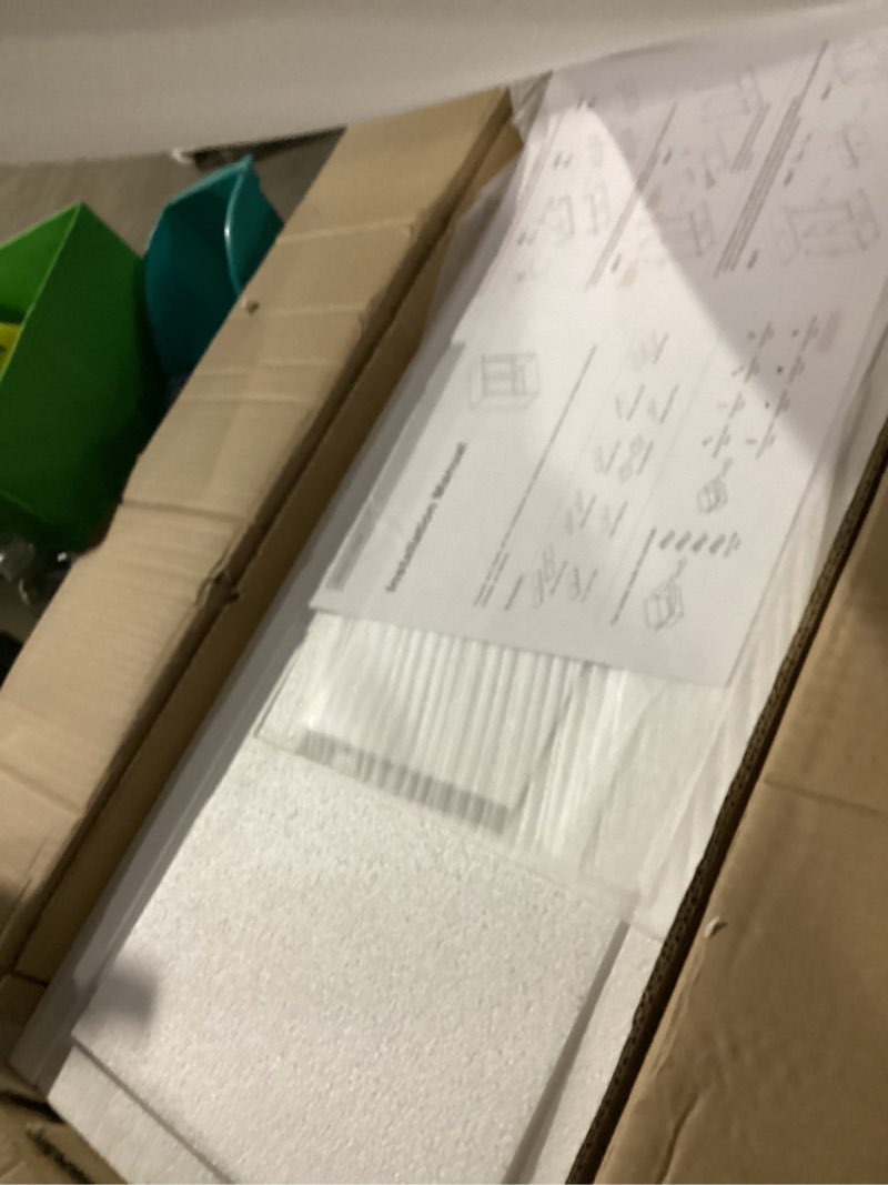 Condition photo showing New/Like New for Bathroom Wall Cabinet Wooden Medicine Cabinet Buffering Hinge MDF Material Over Toilet Storage 23"x29" and Adjustable Shelves Cupboard Above Toilet with Large Space White 23x29