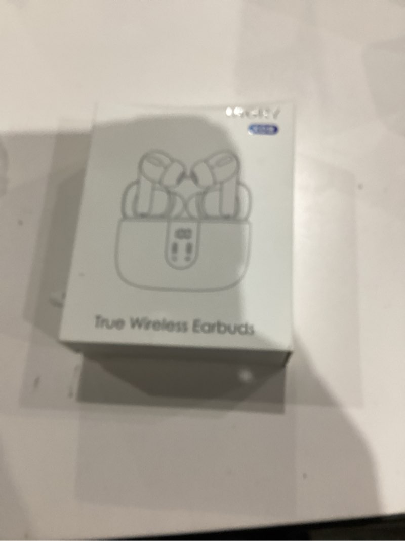 Condition photo showing As Is for TAGRY Bluetooth Headphones True Earbuds 60H Playback Power Display Earphones with Charging Case  