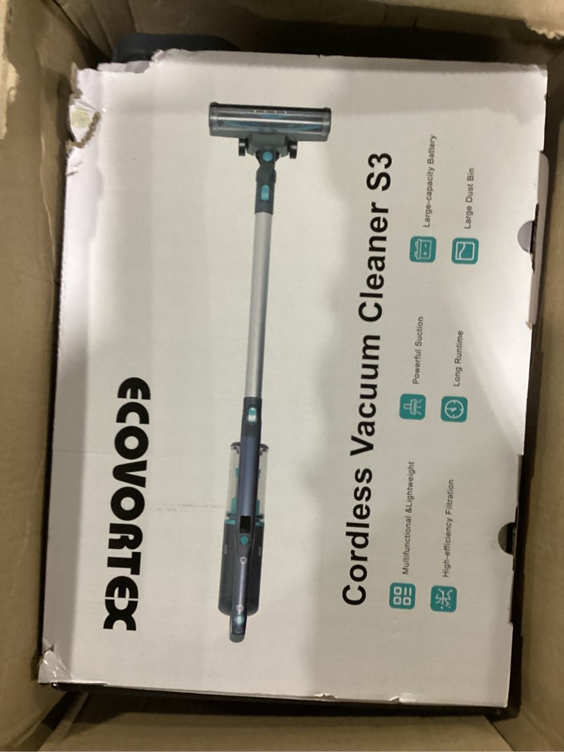 Condition photo showing Good Condition for 280w cordless vacuum cleaner for home, powerful stick vacuum with 45min runtime, anti-tangle 1.2l dust cup, rechargeable wireless vacuum for hardwood floor