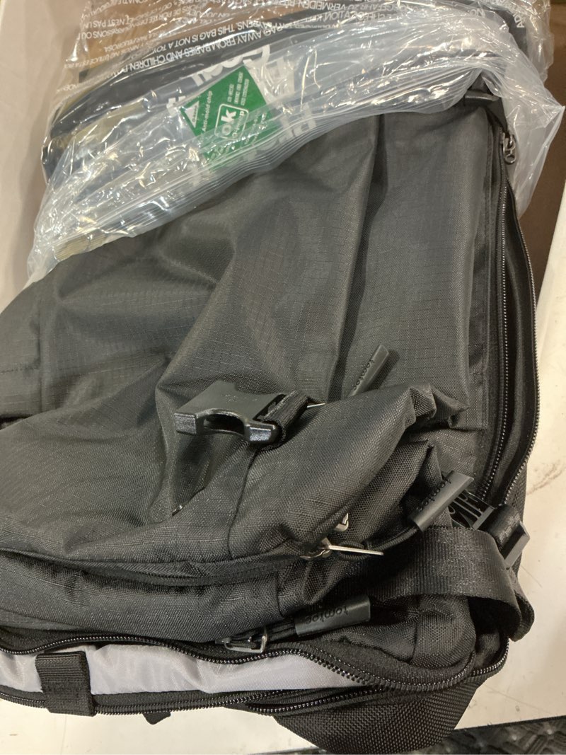 Condition photo showing Good Condition for tomtoc travel backpack 40l, tsa friendly flight approved carry-on luggage hand water-resistant lightweight business rucksack, durable large weekender bag daypack fits 17.3 inch laptop black-ripstop 40l