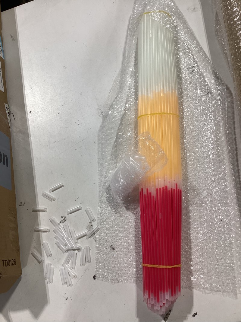 Condition photo showing Good Condition for glow fever glow sticks bulk 4th of july 100ct red white blue 22'' glow necklaces with connectors, for patriotic national memorial day party festivals raves