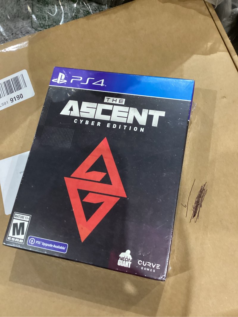 Condition photo showing New/Like New for The Ascent: Cyber Edition- PlayStation 4